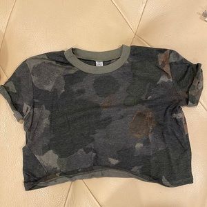Camo crop top